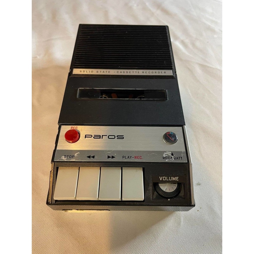 Vintage Paros-40 Cassette Recorder - FOR PARTS ONLY